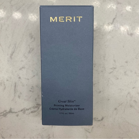 NWT MERIT Great Skin Priming Moisturizer + SATCHEL! - Picture 6 of 9